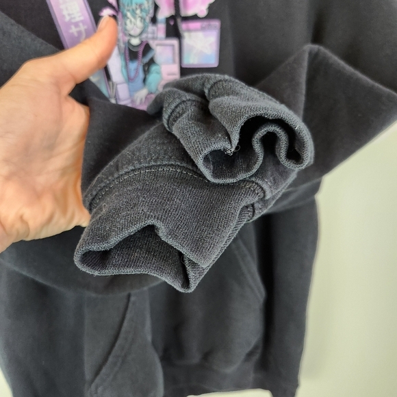 Vapor 95 Black Computer Repair Shop Graphic Hoodie Hooded Sweatshirt Size Medium - Picture 6 of 12